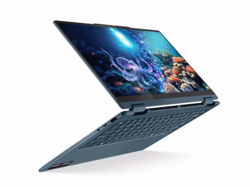 LENOVO Yoga 7 2in1 14AKP10 DOS/14'' WQUX OLED Touch/Ryzen AI 7-350/24GB/1TB/BKLT SRB/seashell 83JR0027YA