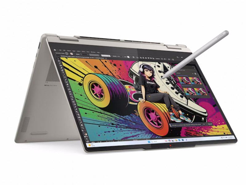 Laptop LENOVO Yoga 7 2in1 14AKP10 DOS/14'' WQUX OLED MT/Ryzen AI 5-340/16GB/512GB/BKLT SRB/morska ško ( 83JR0031YA ) 