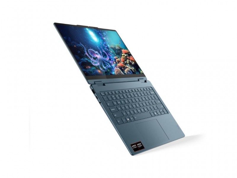 Laptop LENOVO Yoga 7 2in1 14AKP10 DOS/14'' WQUX OLED Touch/Ryzen AI 7-350/24GB/1TB/BKLT SRB/seashell ( 83JR0033YA ) 