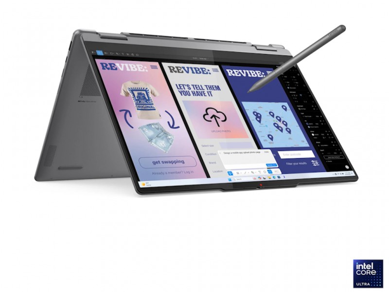 Laptop LENOVO Yoga 7 2in1 14ILL10 DOS/14'' 2.8K OLED/U7-258V/32GB/1TB/BKLT SRB/siva ( 83JQ0037YA ) 