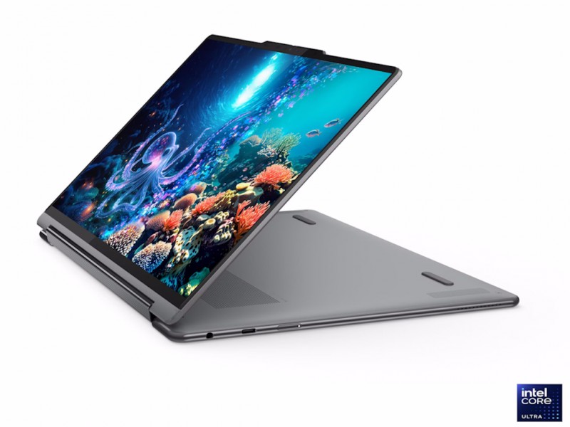 Laptop LENOVO Yoga 9 2in1 14ILL10 Win11 Pro/14'' 2.8K OLED/U7-258V/32GB/1TB/FPR/BKLT SRB/siva ( 83LC001XYA ) 